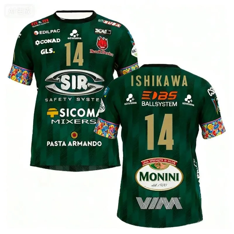 Wholesale Sir Safety Perugia Volleyball T Shirts Mens & From