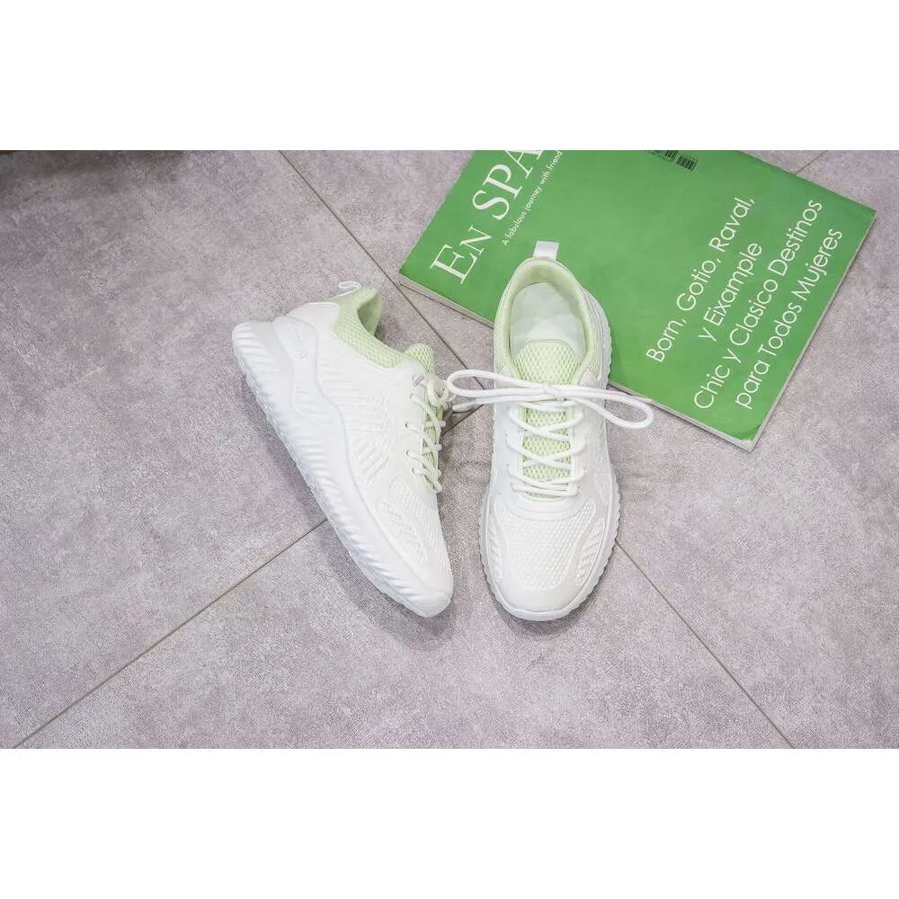 Korean Style Thick-Soled Height-Increasing White Sneakers For New Super Popular Sports Casual Running Shoes Women Trendy_voghion.com