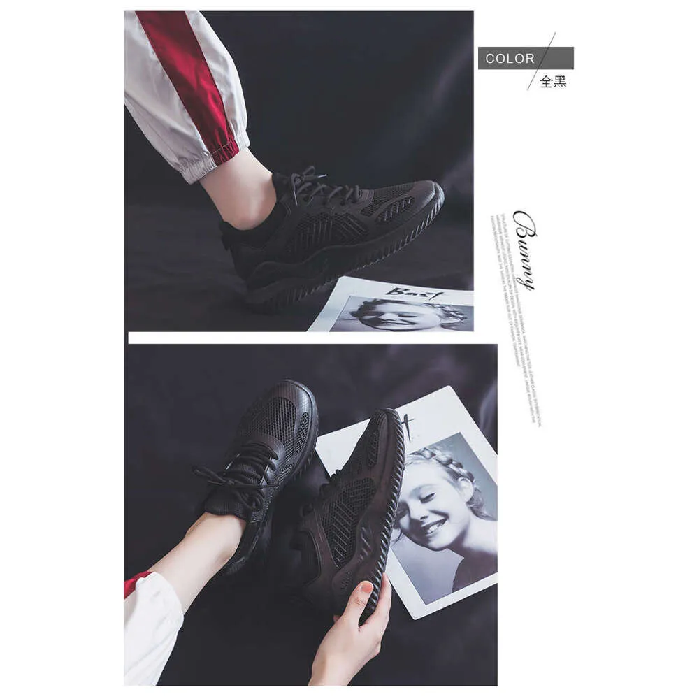 Korean Style Thick-Soled Height-Increasing White Sneakers For New Super Popular Sports Casual Running Shoes Women Trendy_voghion.com