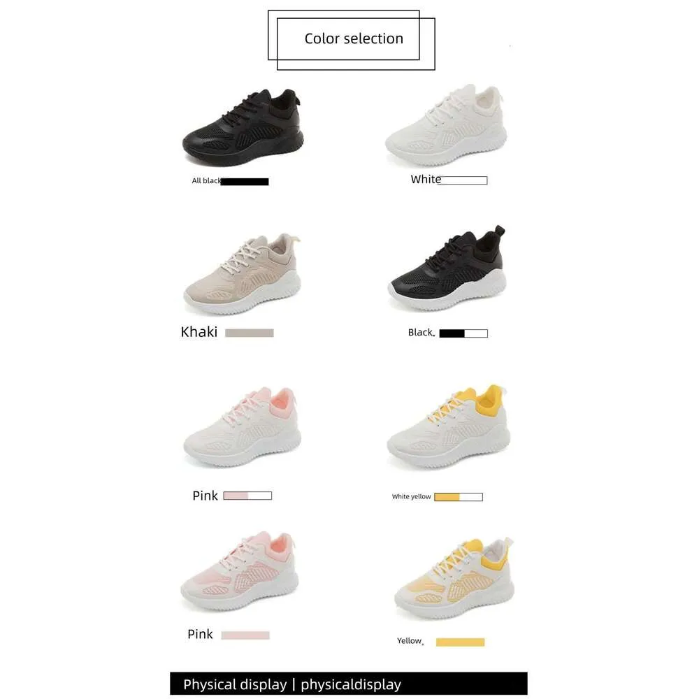 Korean Style Thick-Soled Height-Increasing White Sneakers For New Super Popular Sports Casual Running Shoes Women Trendy_voghion.com