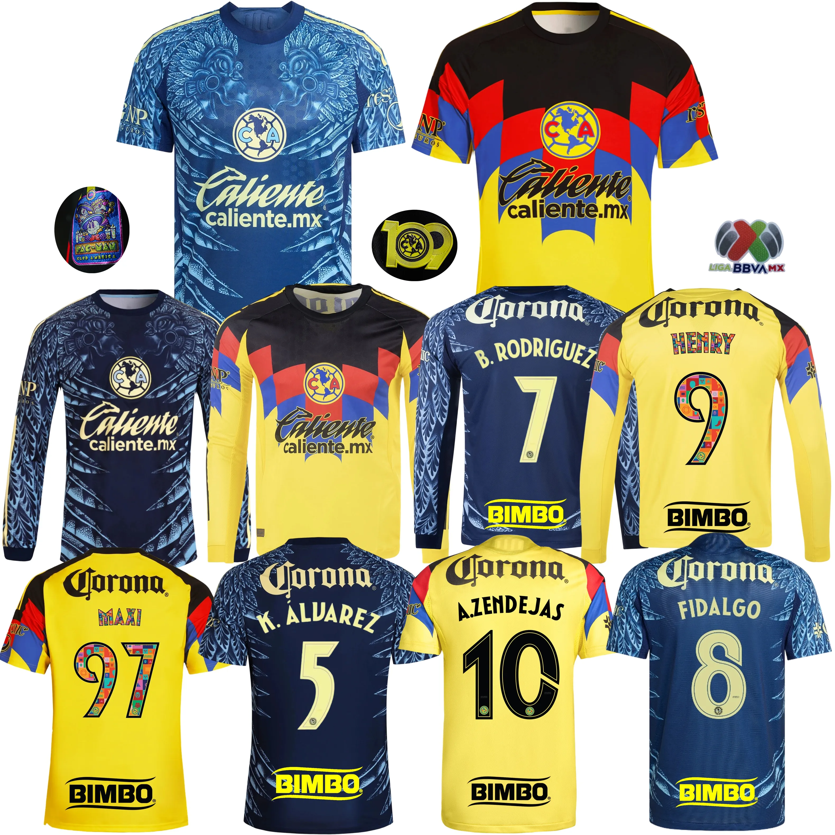 Save Big on Bulk Club America Mexico Jersey Club America Soccer Jersey  2025/26 Liga MX Home Away Third Kit Slim Player Version Football Shirt  Best