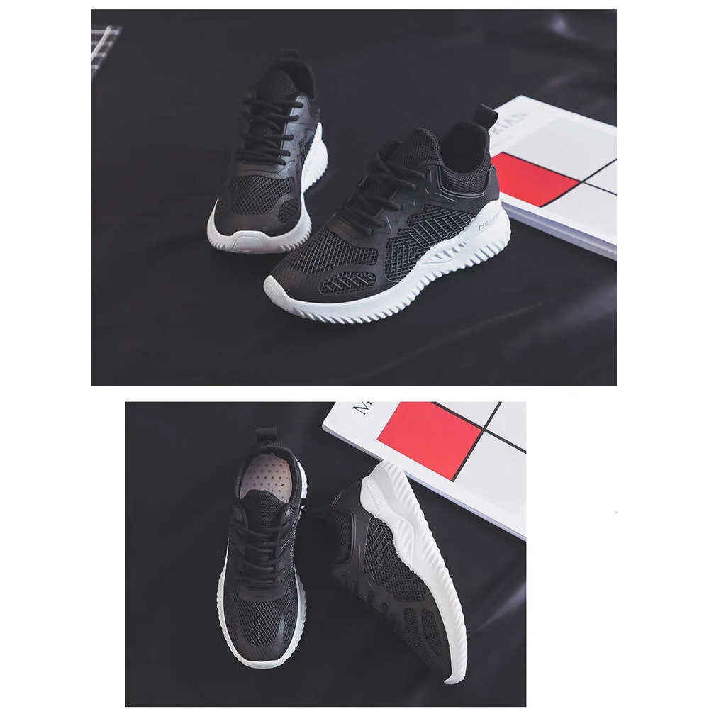 Korean Style Thick-Soled Height-Increasing White Sneakers For New Super Popular Sports Casual Running Shoes Women Trendy_voghion.com
