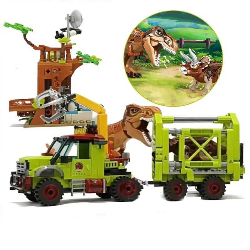 2)8 pièces dinosaures jurassiques blocs de construction tyrannosaurus rex figurines modèles 2)8 pièces dinosaures jurassiques blocs de construction tyrannosaurus rex figurines modèles