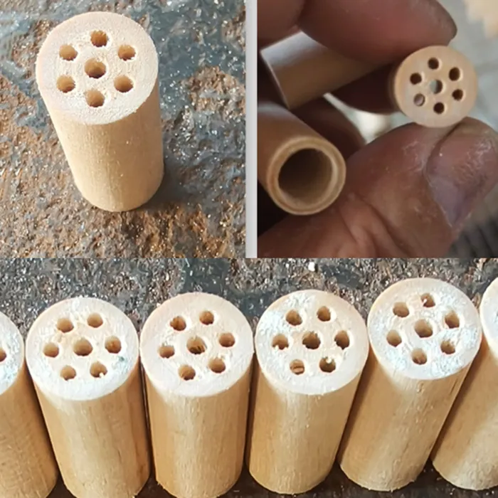 wooden cigarette filter ZOBO Recyclable Multi-Filtering Dragon Holder 12mm Round Mouth Wood Cigarette