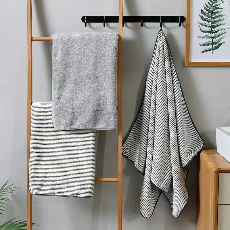 Schnell Trocknendes Bambus Handtuch Set Mit Streifen... Von 13,4  | DHgate