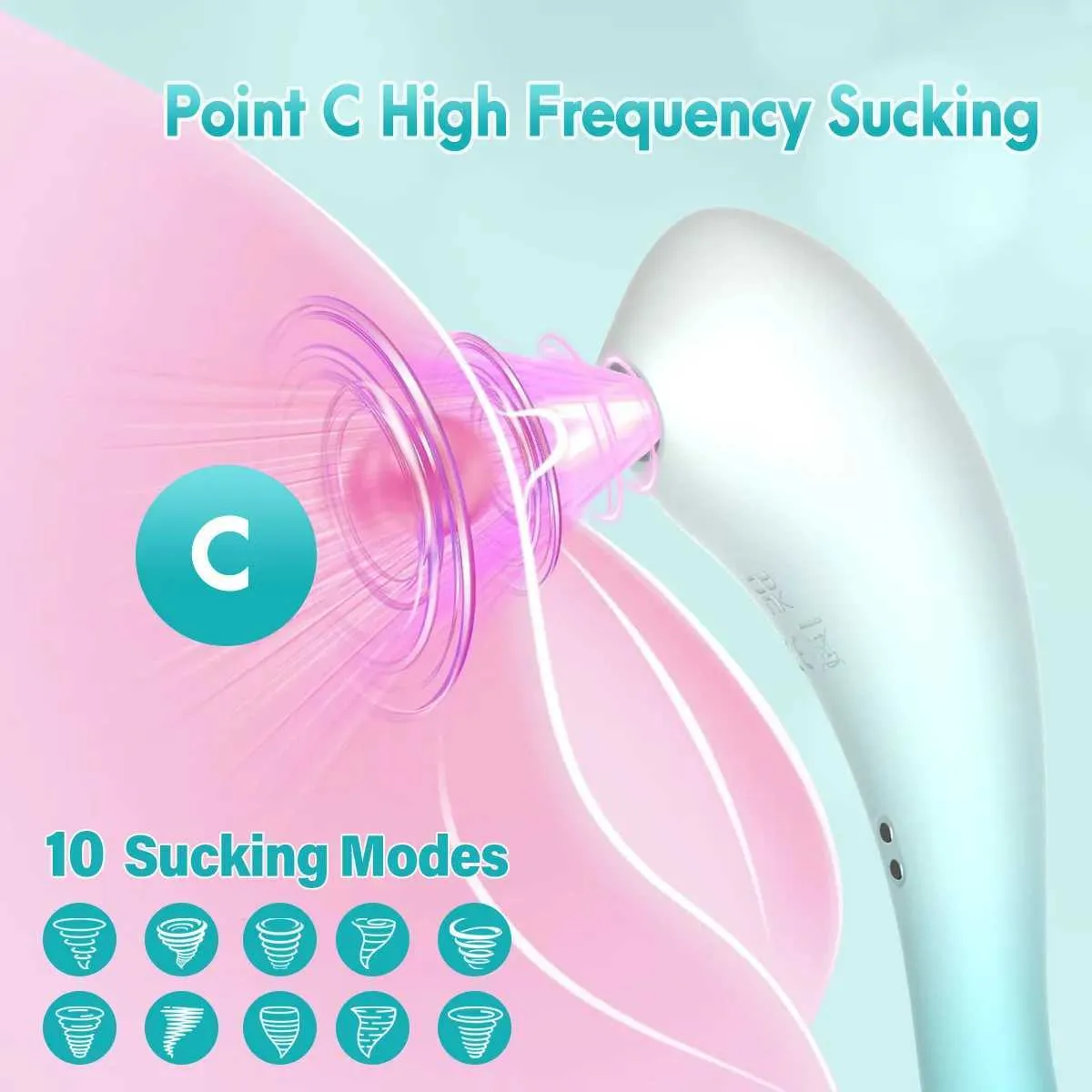 Titreşim ve emiş başlığı bir arada – 10 farklı titreşim modu ile maksimum haz.