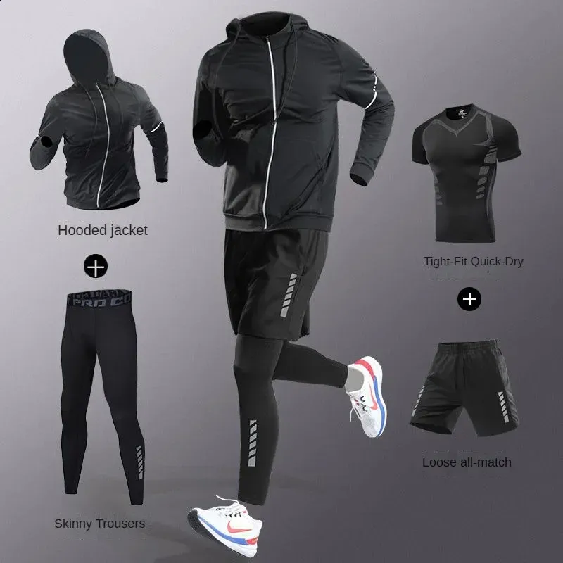 3 Pezzi Pantaloncini Compressione Uomo Con Tasca – Corsa, Fitness E Palestra, Asciugatura Rapida E Traspiranti, Taglio Stretch Per Massima Libertà