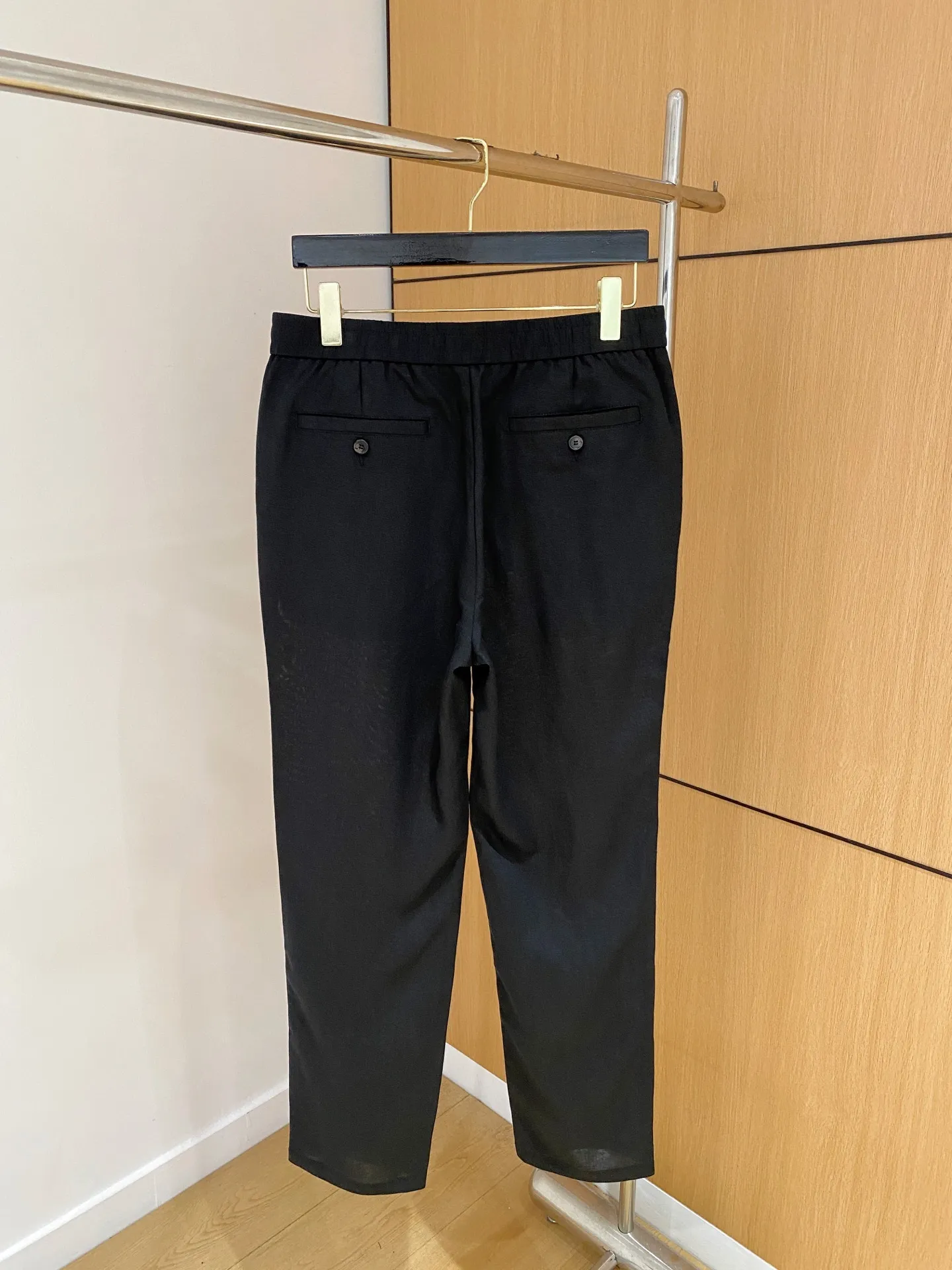 Italy Lp Men's Wear Old Money Solid Color Linen Drawstring Button Long ...