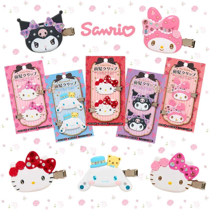 にょっき様order髪飾り♡ Sanrio Rhinestone Kawaii Hair Clips Side Hairpins From Parvani