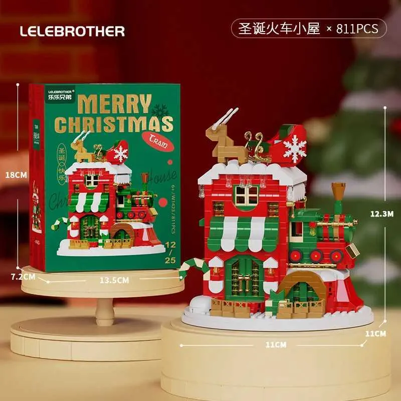 Set Blocchi Costruzione Natale: Pupazzo Di Neve E Renna, Giocattolo Educativo Per Bambini 6+ Anni, Regalo Perfetto - 4