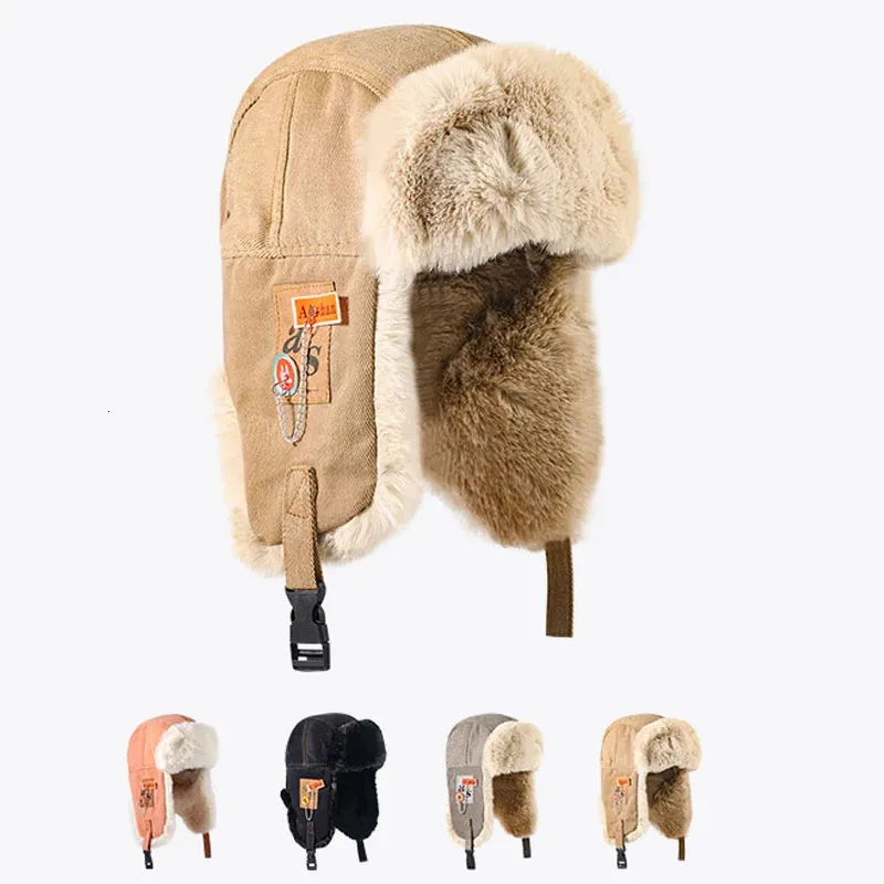Chapka Russe Hiver – Bonnet Trappeur En Fausse Fourrure, Réglable, Pour Hommes Et Femmes, Coupe-vent Et Chaud