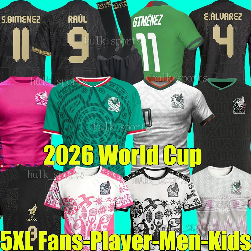 Mexico National Team Jersey 4XL 2025 Gold Cup Soccer Shirt, Kit