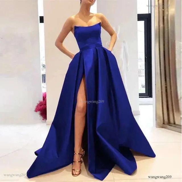 empire waist halter prom dress Backless Long Halter Prom Dress with Boned Waist Emerald / Medium