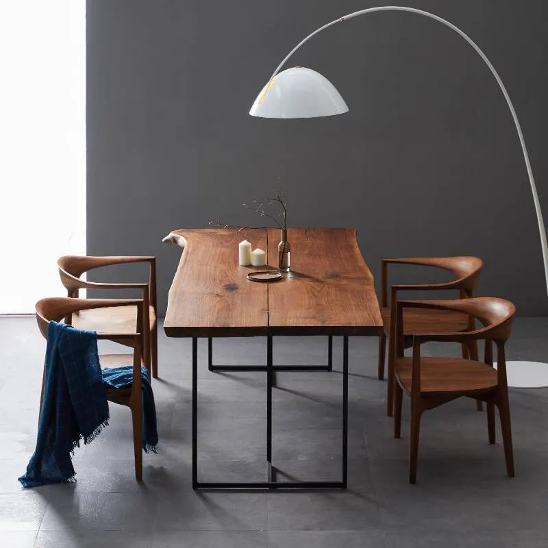 Cube Black Walnut Solid Wood Dining Table Large... From Cubewoodwork ...