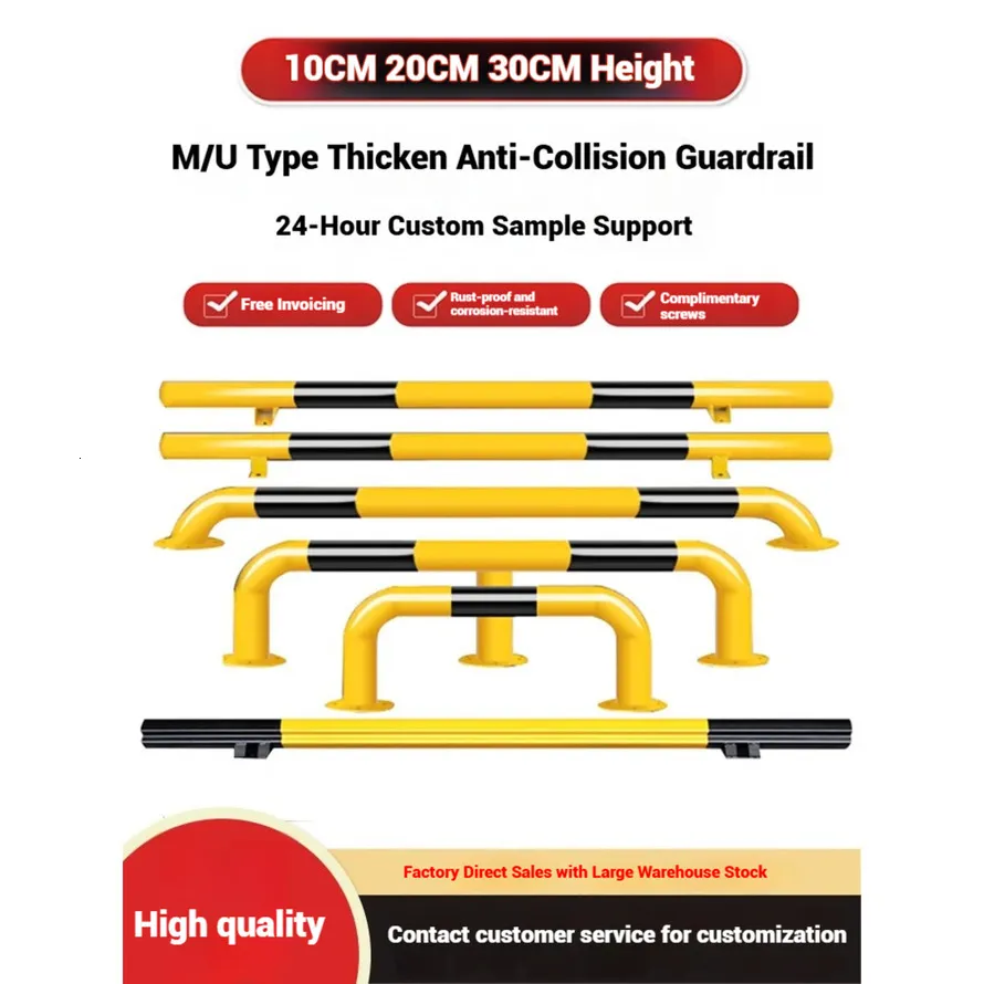 ✓ DHgate 충격 방지 가드 레일 강관 두꺼운 도로 장벽 포스트 공장 보호 난간 | 오늘 특별 할인