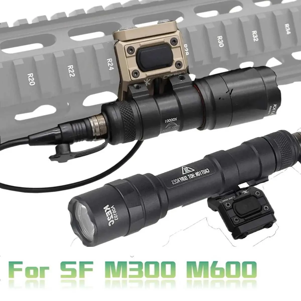Interruttore A Nastro WADSN Per Torcia M300 M600 E DBAL PEQ - Airsoft