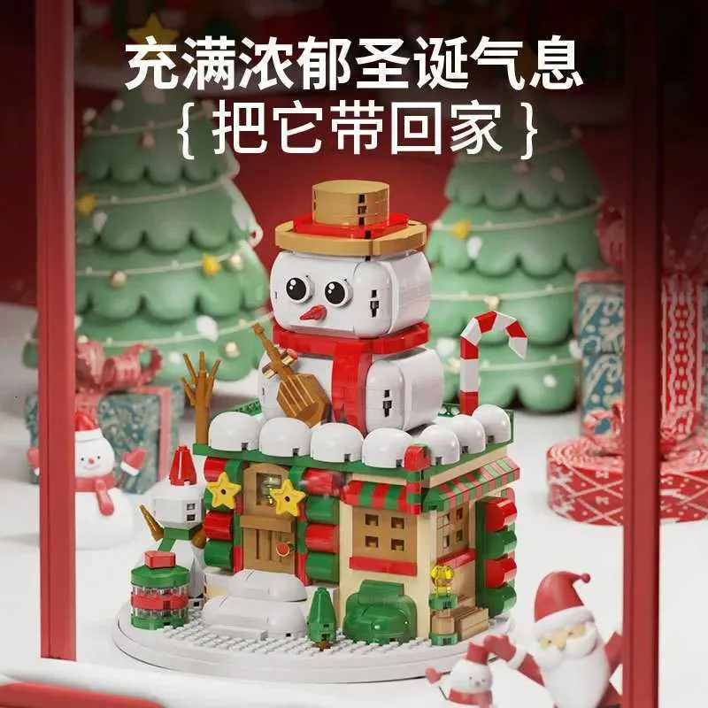 Set Blocchi Costruzione Natale: Pupazzo Di Neve E Renna, Giocattolo Educativo Per Bambini 6+ Anni, Regalo Perfetto - 5