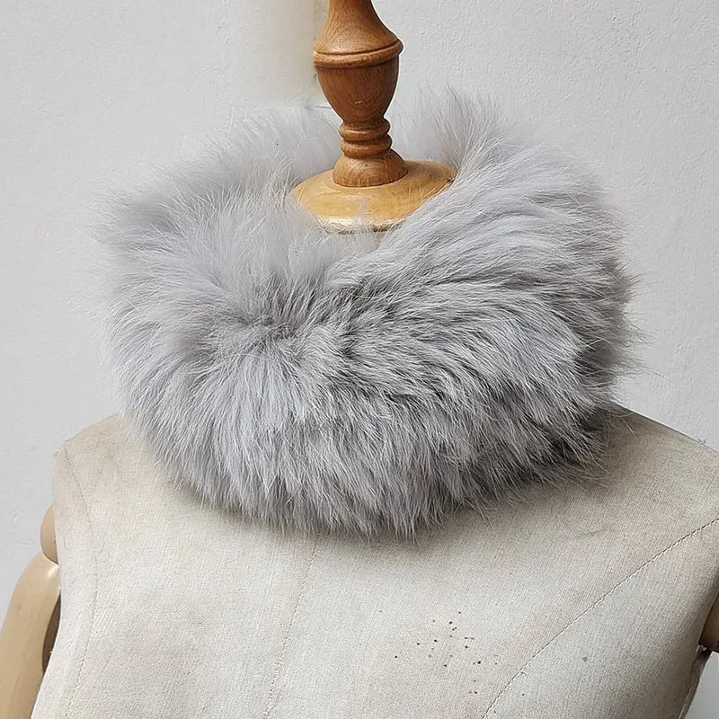 2025 Winter Women Real Fox Fur Headband Warm Fur Neck  display picture 2