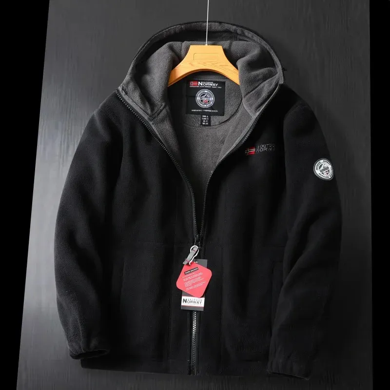 Felpa tinta unita con tasche con zip - KAKI - Taglie forti - Uomo - 22