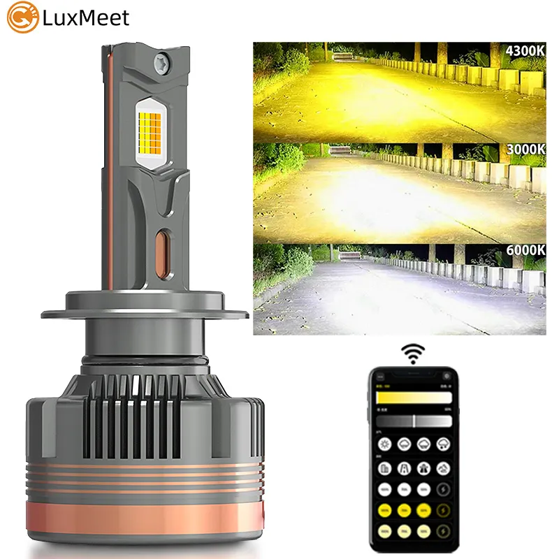 Factory Direct 200W LED Headlights APP Intelligent... From Luxmeet, $56 ...