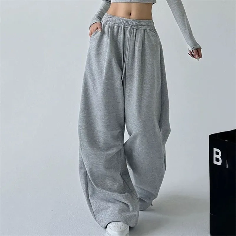 Harajuku Wide Leg Sweatpants Women Baggy Oversize From