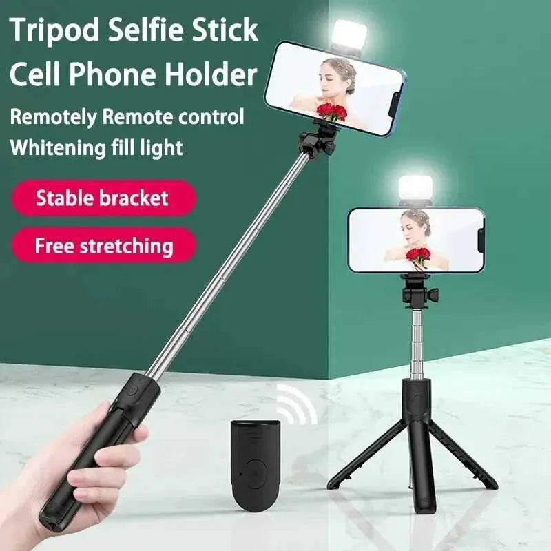 FGCLSY Monopod Remote Shutter Fill Light for iPhone Phone Holder Mini ...