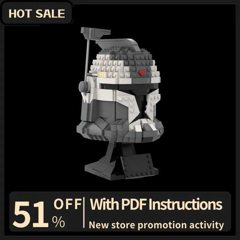 L251030CGTE Star Battle Movie Commander P1 Helmet Building Blocks Set ...