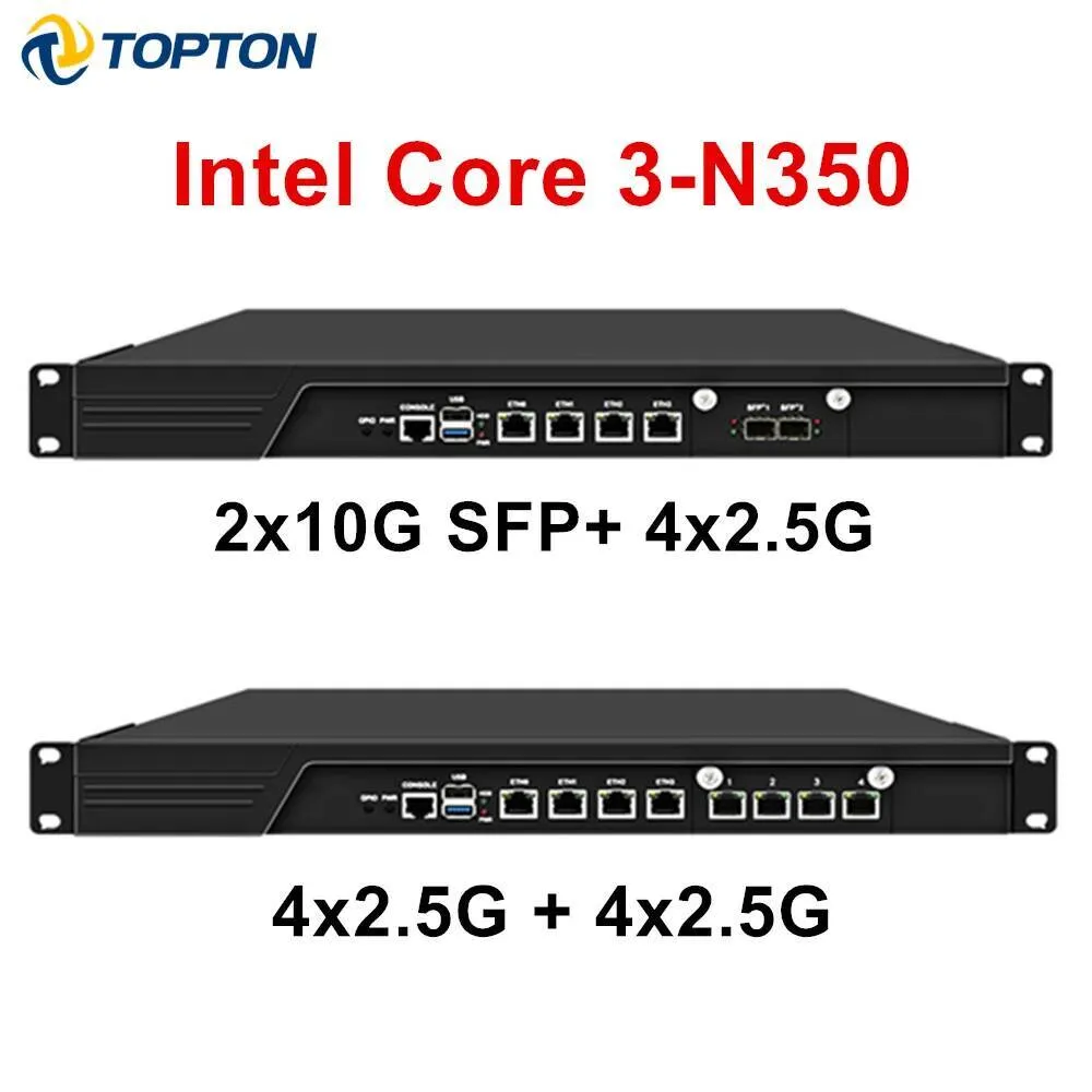 Topton 1U Rack Firewall Appliance Intel Core 3N350... From ...