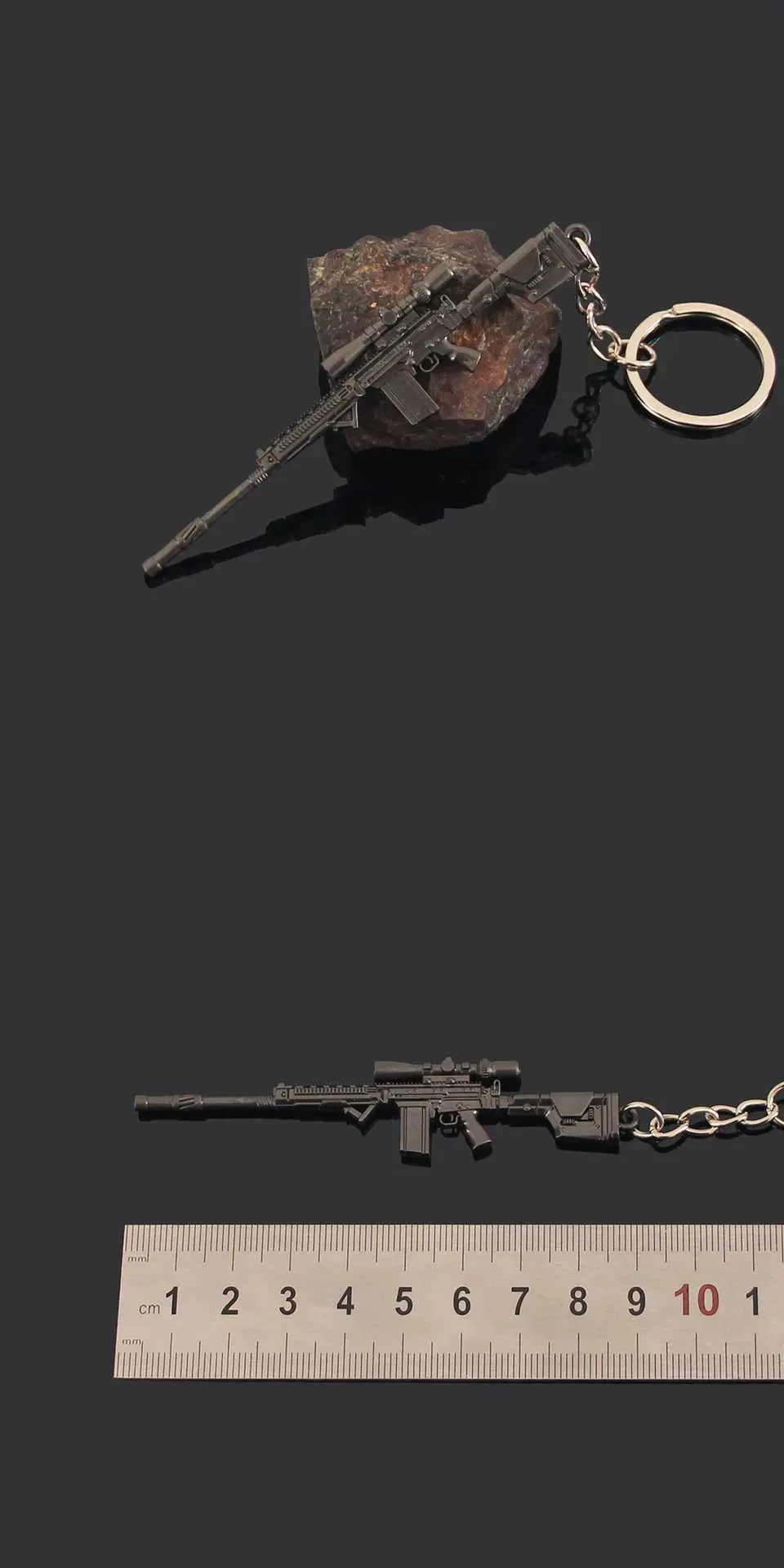 Arena Breakout FAL Pharaoh Gun Model Pendant Keychain Mini Metal 3.54 ...