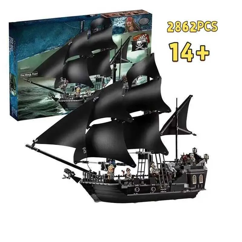 Searows Ship 2025 Sparrows Pirate Ship Building Blocks 10365 Vessel Sailboat Ship ...