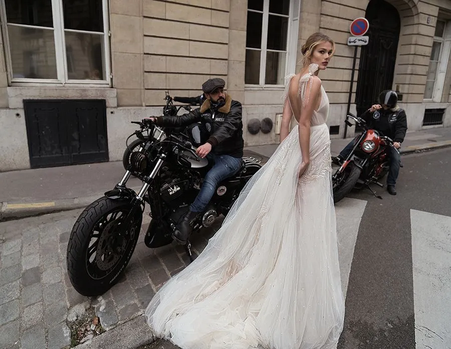 inbal dror backless wedding dress Fiona Wedding Dress - Wedding Atelier NYC LaPremiere x Inbal Dror