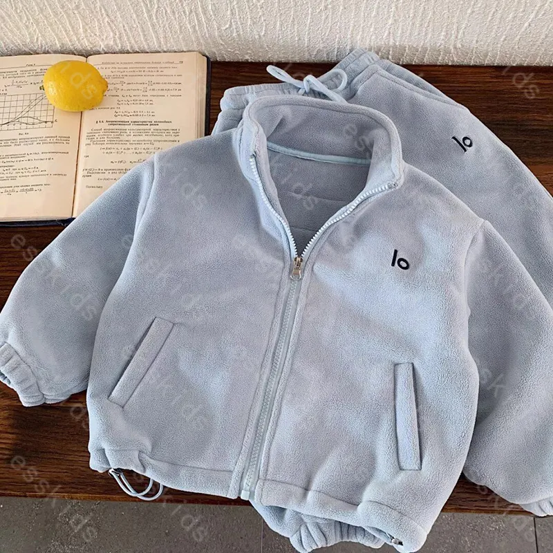 Polar Fleece Kids Tracksuit Set   Warm Two Piece... 