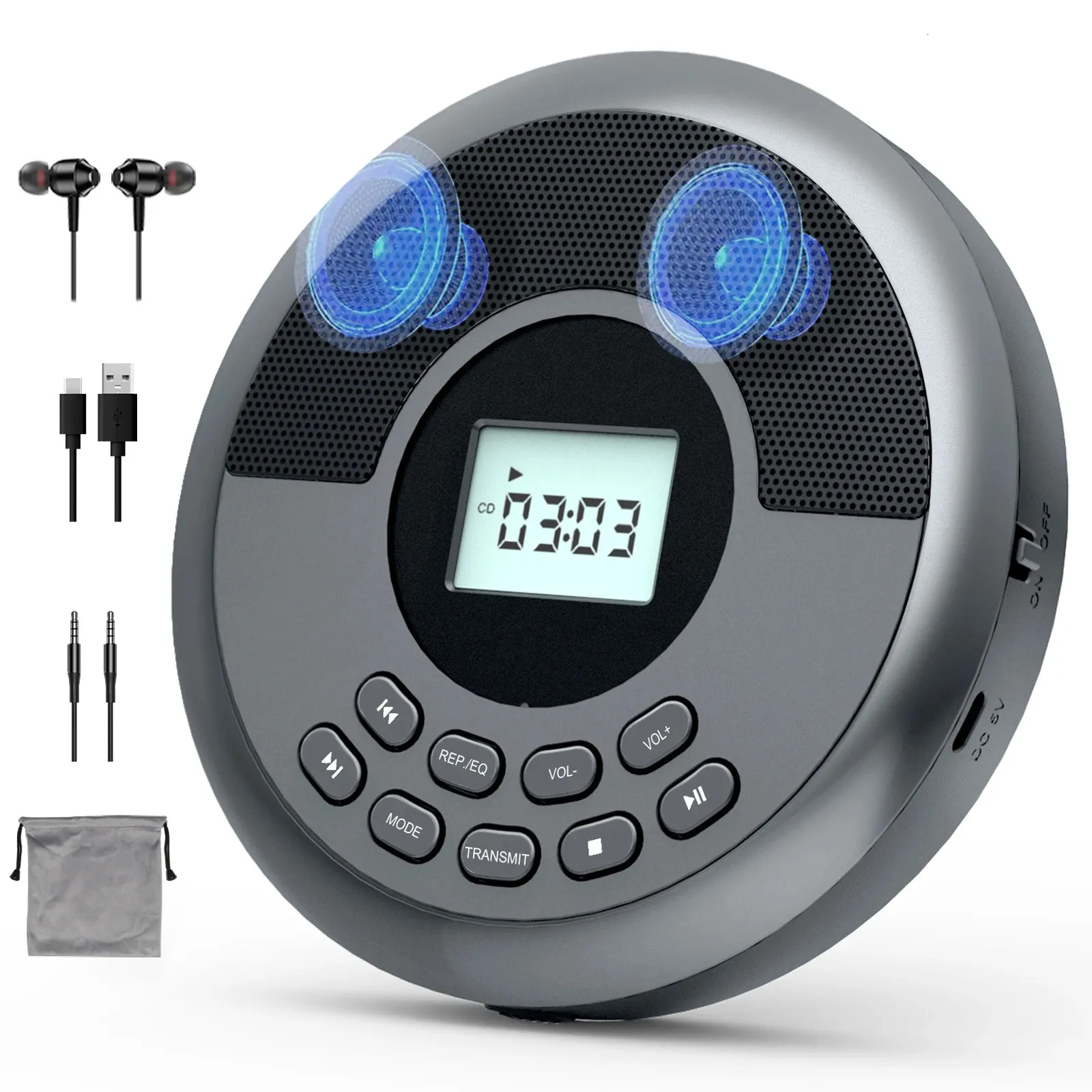 Lettore Cassette Portatile Con Bluetooth 4.2 – Inversione Automatica, Alimentazione USB O Batterie, Cuffie Incluse - 4