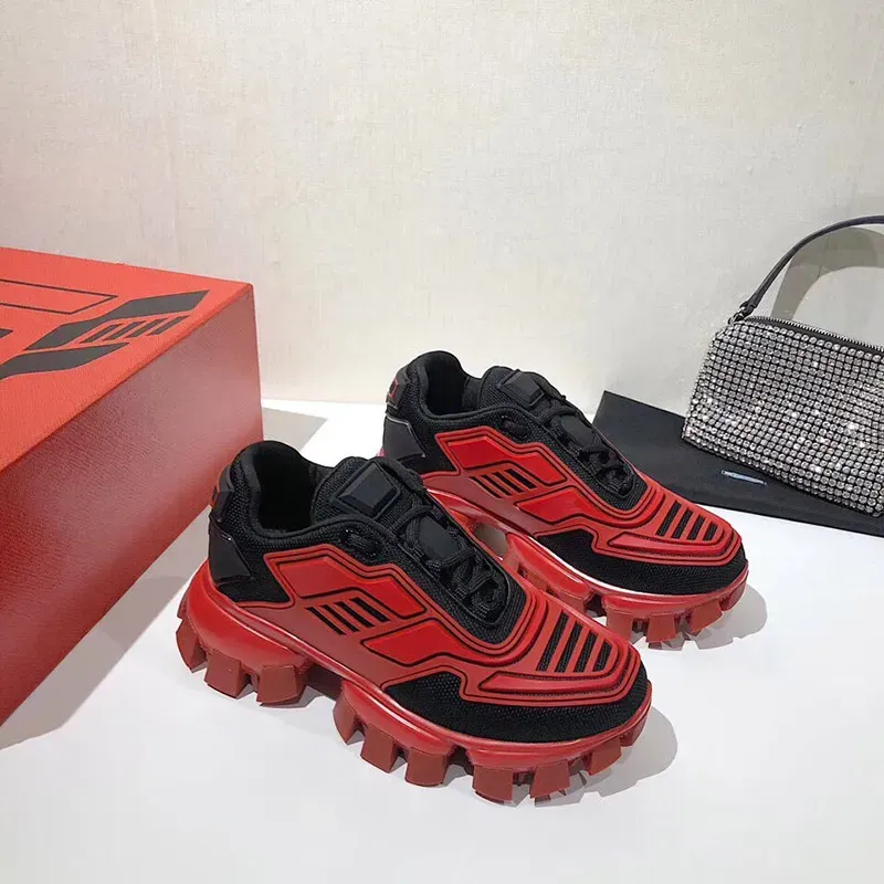 Men Women Casual Shoes Cloudbust Thunder Sneakers 19FW P Camouflage Capsule Series Shoe Color Matching Increase Platform Rubber Size 36 46 From 66 73 DHgate