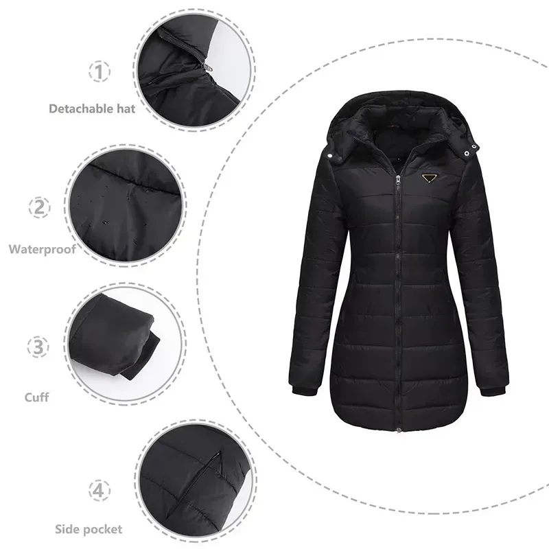 parka jacket womens designer jacket women fur coat Puffy jacket Long Sleeves Designer Lady Jacket Down Coat Windbreaker Short clothing winter jacket women