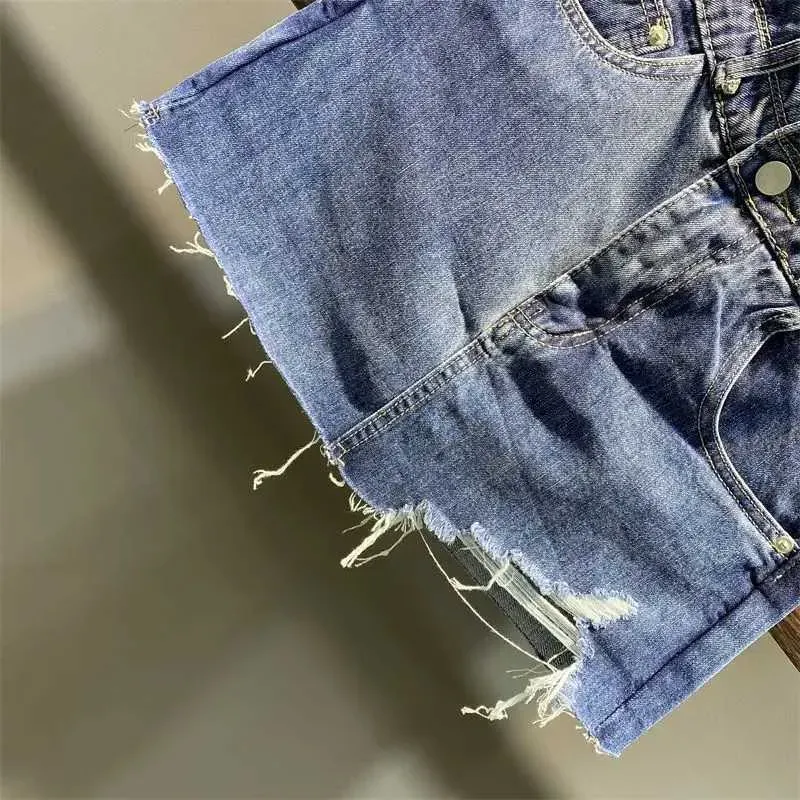 Skirts 2023 Irregular Denim Mini Skirt Women Cargo Jean Y2k High Waist Blue Skirt Woman Fashion Strtwear Harajuku Sexy Short Skirts Y240420