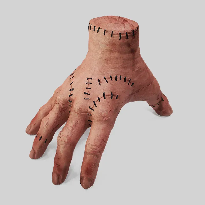 Halloween Horror Props Party Trick or Treat Broken Hand Adams Family Latex Palm Statue Home Decor Desktop Crafts 918