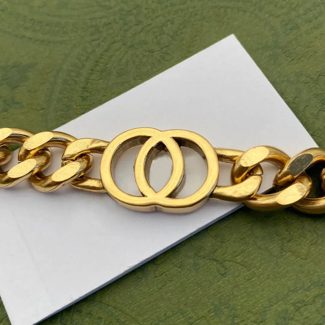 Designer Gold Chain Casual Bracelet Womens Bracelets Luxury Letter Pendant G Bracelet For Women