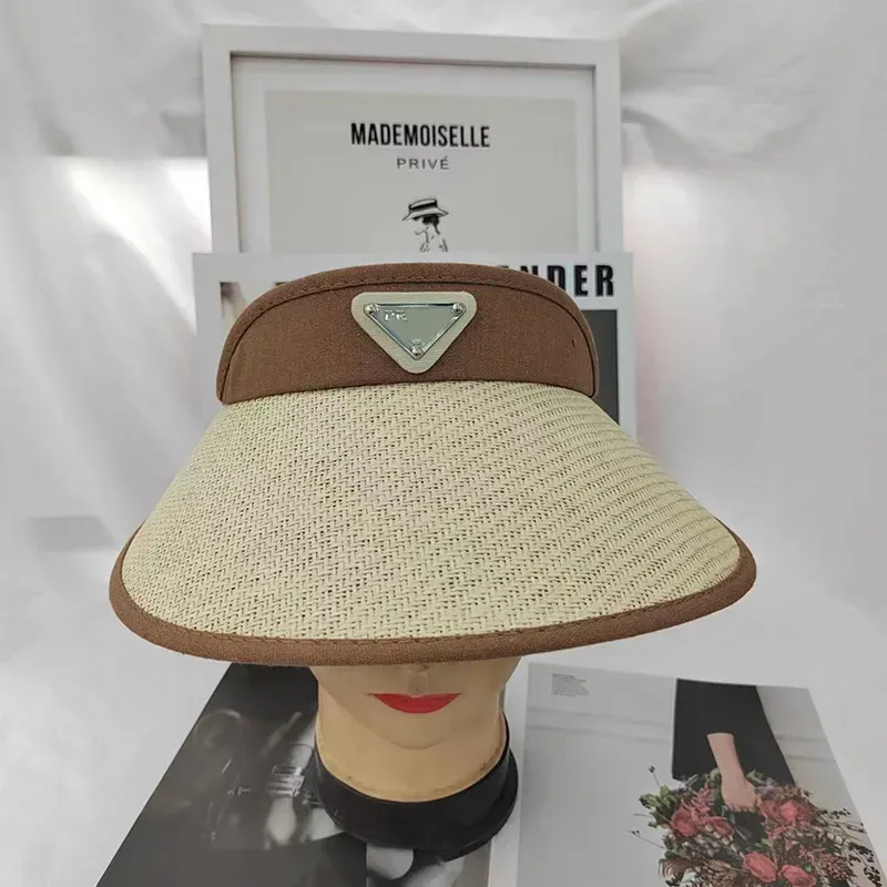 New Summer Women's Casual Sun Visor Caps Straw Hats Adult Beach Top Hats girls baseball caps Summer Hat Outdoor