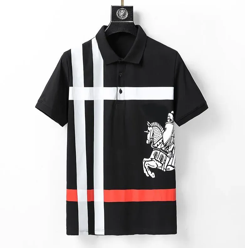 Men Polo Shirts Summer High Quality Casual Brand Short Sleeve Solid Mens Turn Down Collar Zippers Tops #001