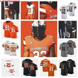 2023 Oklahoma State Cowboys Football Jersey 77 Noah McKinney 96 Kody Walterscheid 11 Tabry Shettron 23 Kenneth Harris 14 Session 94 Anthony Goodlow 20 Sesi Vailahi