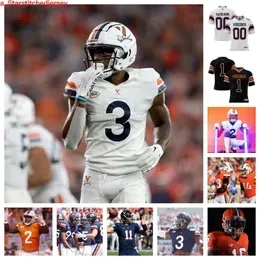 2023 Virginia Cavaliers Football Jersey 25 Donte Hawthorne 89 Joshua Rawlings 32 Landon Danley 87 Titus Ivy 78 Jestus Johnson III 10 Anthony Colandrea