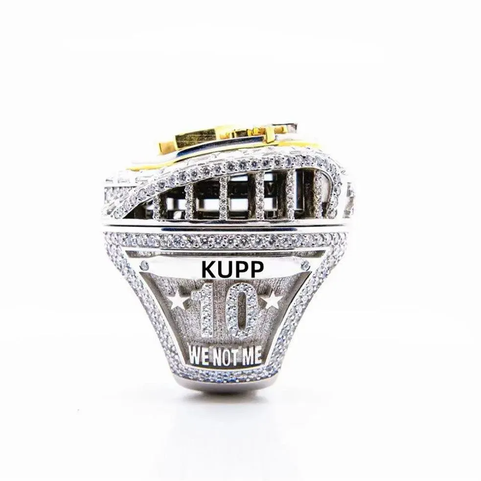 high Quality 9 Players Name Ring STAFFORD KUPP DONALD 2021 2022 World Series National Football Rams Team Championship Ring With Wo2635