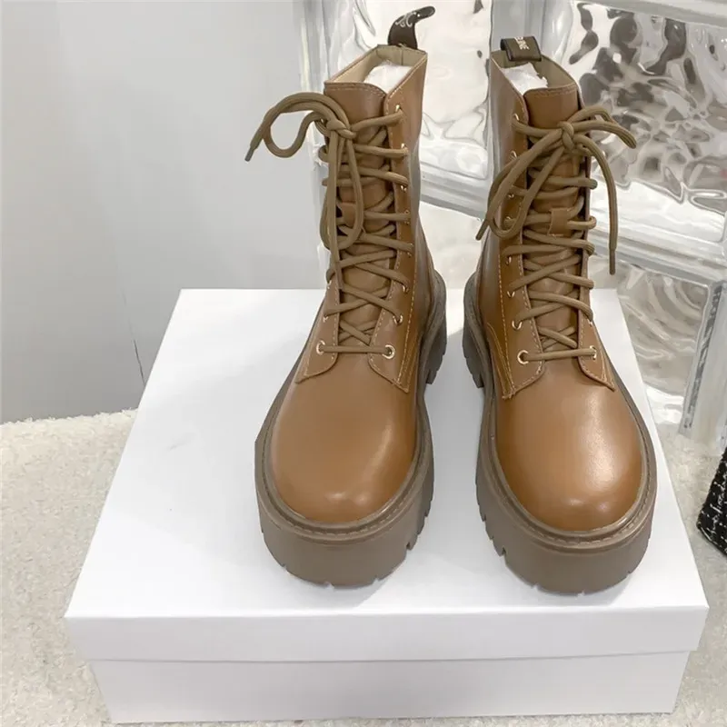 Fashion Lace-up Martin Boots Women