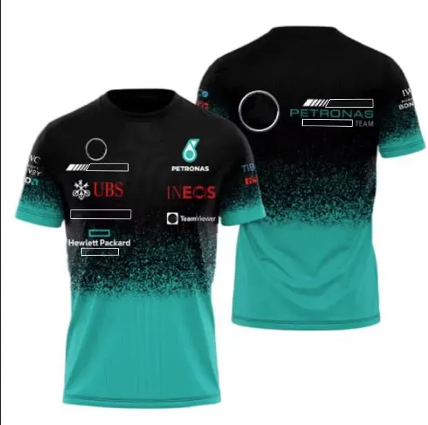 F1 racing t-shirt summer short sleeve jersey same style customization