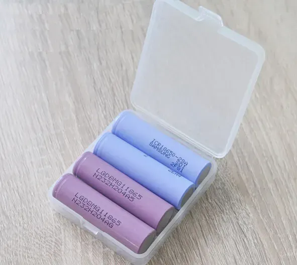 Portable 18650 Battery Case Holding 18650 Battery Storage Box Multi Colors For 18650 18350 14500 Batteries