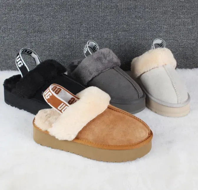 Top quality man women increase snow slippers Soft comfortable sheepskin keep Warm slippers Girl Beautiful gift free transshipment 2022 hot