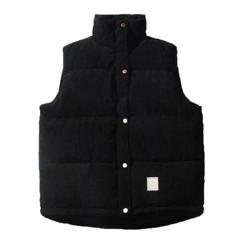 2021 New Arrival Vest Jacket Mens Autumn Warm Sleeveless Jacket Male Winter Corduroy Casual Waistcoat Brand Clothing Veste Homme