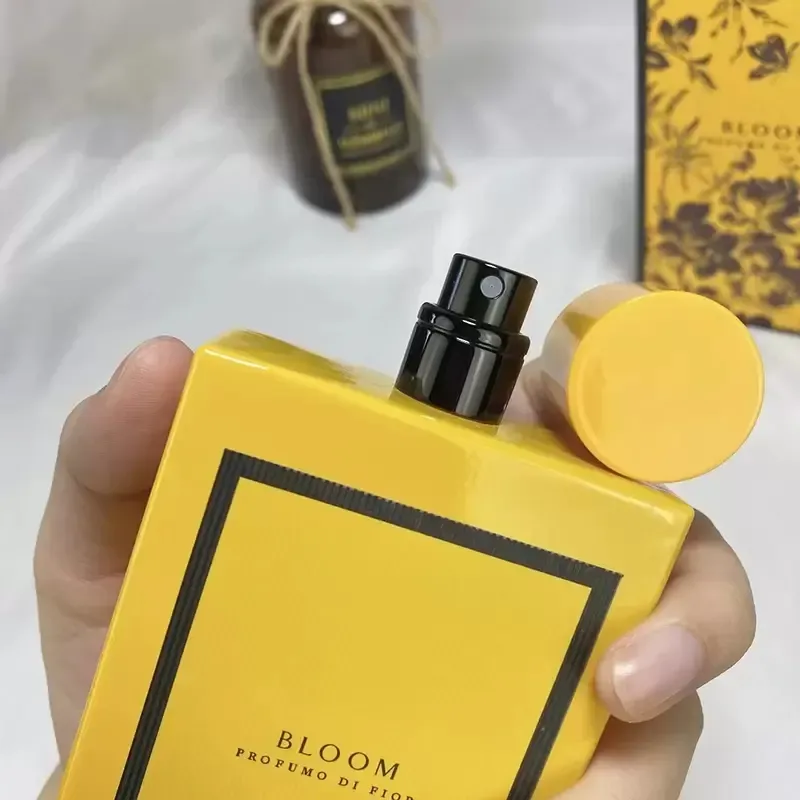 Designer Perfume for women Yellow Floral fragrance BLOOM PROPUMO DI FIOri 100ml good smell long time leaving flower body fragrance fast ship