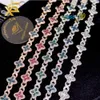 צמידים מדהימים חמים צבעוניים Moissanite